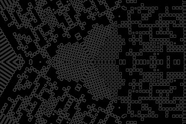 Soyut arkaplan. Monokrom dokusu. Beyaz arkaplanda siyah beyaz çizgiler.