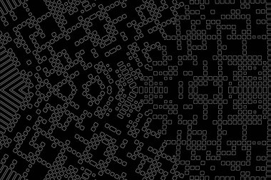 Soyut arkaplan. Monokrom dokusu. Beyaz arkaplanda siyah beyaz çizgiler.