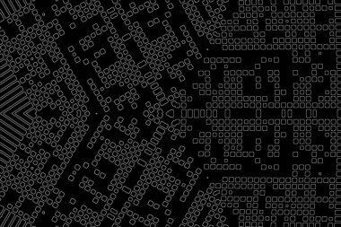 Soyut arkaplan. Monokrom dokusu. Beyaz arkaplanda siyah beyaz çizgiler.