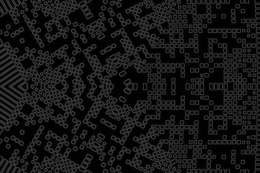 Soyut arkaplan. Monokrom dokusu. Beyaz arkaplanda siyah beyaz çizgiler.