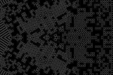 Soyut arkaplan. Monokrom dokusu. Beyaz arkaplanda siyah beyaz çizgiler.