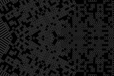 Soyut arkaplan. Monokrom dokusu. Beyaz arkaplanda siyah beyaz çizgiler.