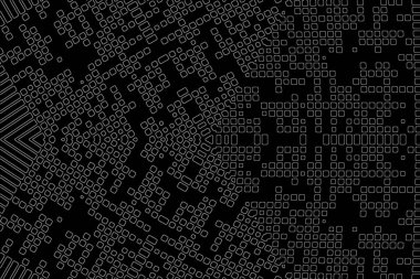 Soyut arkaplan. Monokrom dokusu. Beyaz arkaplanda siyah beyaz çizgiler.