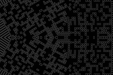 Soyut arkaplan. Monokrom dokusu. Beyaz arkaplanda siyah beyaz çizgiler.