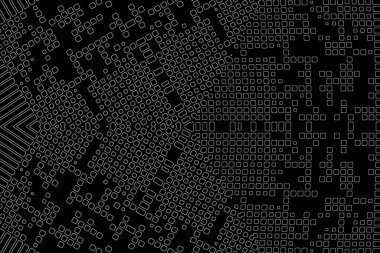 Soyut arkaplan. Monokrom dokusu. Beyaz arkaplanda siyah beyaz çizgiler.