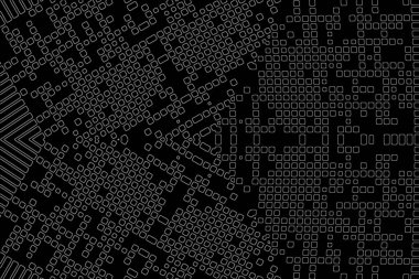 Soyut arkaplan. Monokrom dokusu. Beyaz arkaplanda siyah beyaz çizgiler.