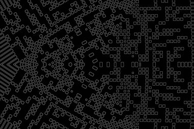 Soyut arkaplan. Monokrom dokusu. Beyaz arkaplanda siyah beyaz çizgiler.