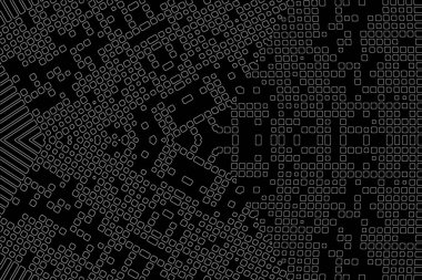 Soyut arkaplan. Monokrom dokusu. Beyaz arkaplanda siyah beyaz çizgiler.