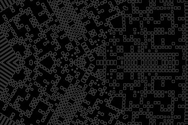 Soyut arkaplan. Monokrom dokusu. Beyaz arkaplanda siyah beyaz çizgiler.