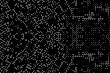 Soyut arkaplan. Monokrom dokusu. Beyaz arkaplanda siyah beyaz çizgiler.