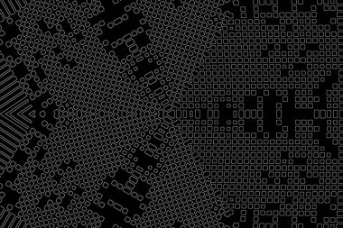 Soyut arkaplan. Monokrom dokusu. Beyaz arkaplanda siyah beyaz çizgiler.