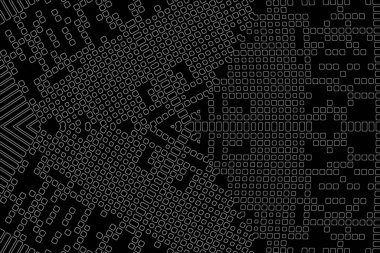 Soyut arkaplan. Monokrom dokusu. Beyaz arkaplanda siyah beyaz çizgiler.