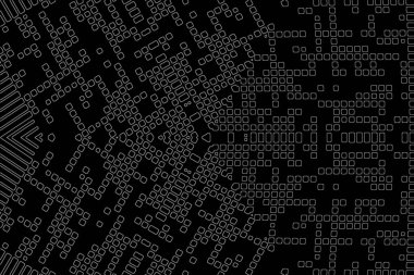 Soyut arkaplan. Monokrom dokusu. Beyaz arkaplanda siyah beyaz çizgiler.