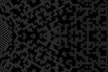 Soyut arkaplan. Monokrom dokusu. Beyaz arkaplanda siyah beyaz çizgiler.