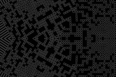 Soyut arkaplan. Monokrom dokusu. Beyaz arkaplanda siyah beyaz çizgiler.