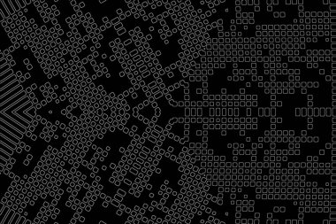 Soyut arkaplan. Monokrom dokusu. Beyaz arkaplanda siyah beyaz çizgiler.