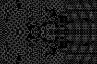 Soyut arkaplan. Monokrom dokusu. Beyaz arkaplanda siyah beyaz çizgiler.