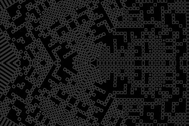 Soyut arkaplan. Monokrom dokusu. Beyaz arkaplanda siyah beyaz çizgiler.