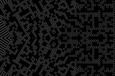 Soyut arkaplan. Monokrom dokusu. Beyaz arkaplanda siyah beyaz çizgiler.