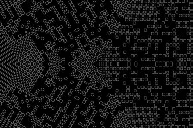 Soyut arkaplan. Monokrom dokusu. Beyaz arkaplanda siyah beyaz çizgiler.