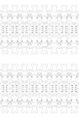 Soyut arkaplan. Monokrom dokusu. Beyaz arkaplanda siyah beyaz çizgiler.