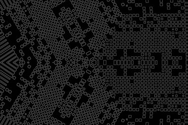 Soyut arkaplan. Monokrom dokusu. Beyaz arkaplanda siyah beyaz çizgiler.