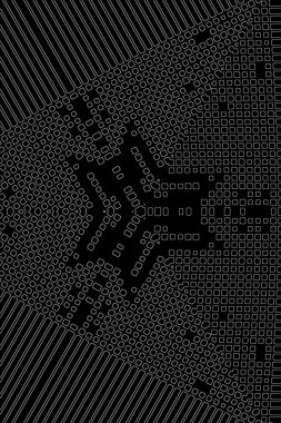 Soyut arkaplan. Monokrom dokusu. Beyaz arkaplanda siyah beyaz çizgiler.