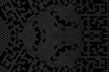 Soyut arkaplan. Monokrom dokusu. Beyaz arkaplanda siyah beyaz çizgiler.