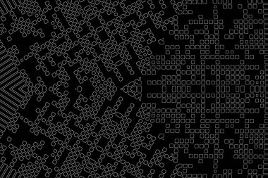 Soyut arkaplan. Monokrom dokusu. Beyaz arkaplanda siyah beyaz çizgiler.