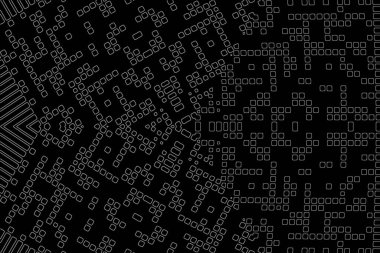 Soyut arkaplan. Monokrom dokusu. Beyaz arkaplanda siyah beyaz çizgiler.