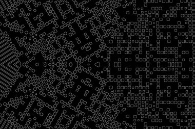 Soyut arkaplan. Monokrom dokusu. Beyaz arkaplanda siyah beyaz çizgiler.