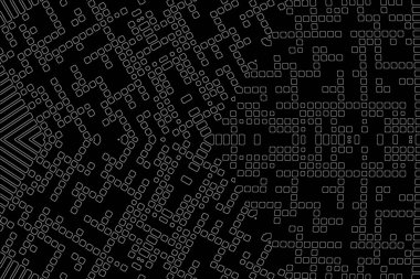 Soyut arkaplan. Monokrom dokusu. Beyaz arkaplanda siyah beyaz çizgiler.