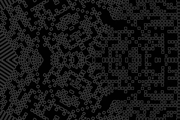 Soyut arkaplan. Monokrom dokusu. Beyaz arkaplanda siyah beyaz çizgiler.