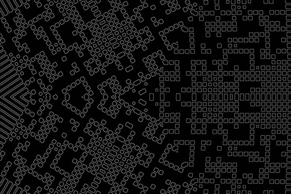 Soyut arkaplan. Monokrom dokusu. Beyaz arkaplanda siyah beyaz çizgiler.