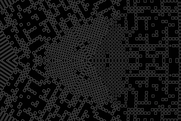 Soyut arkaplan. Monokrom dokusu. Beyaz arkaplanda siyah beyaz çizgiler.