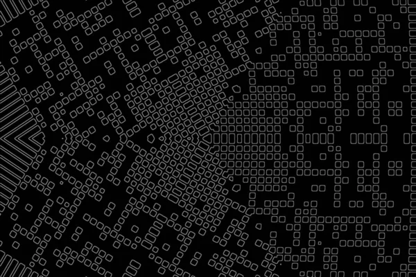 Soyut arkaplan. Monokrom dokusu. Beyaz arkaplanda siyah beyaz çizgiler.