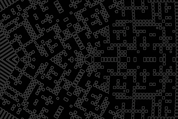 Soyut arkaplan. Monokrom dokusu. Beyaz arkaplanda siyah beyaz çizgiler.