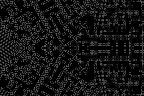 Soyut arkaplan. Monokrom dokusu. Beyaz arkaplanda siyah beyaz çizgiler.