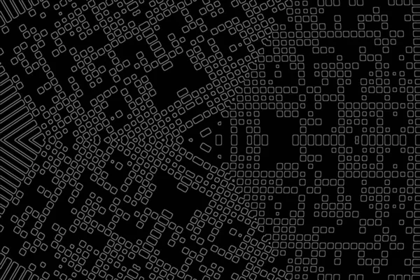 Soyut arkaplan. Monokrom dokusu. Beyaz arkaplanda siyah beyaz çizgiler.