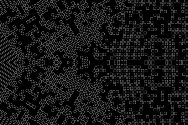 Soyut arkaplan. Monokrom dokusu. Beyaz arkaplanda siyah beyaz çizgiler.