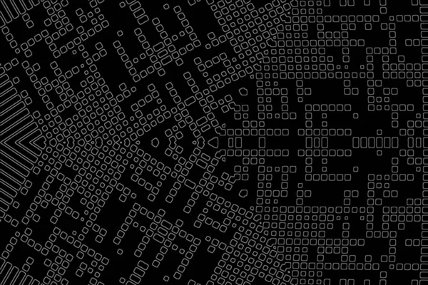 Soyut arkaplan. Monokrom dokusu. Beyaz arkaplanda siyah beyaz çizgiler.