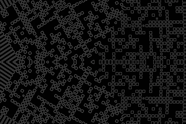 Soyut arkaplan. Monokrom dokusu. Beyaz arkaplanda siyah beyaz çizgiler.