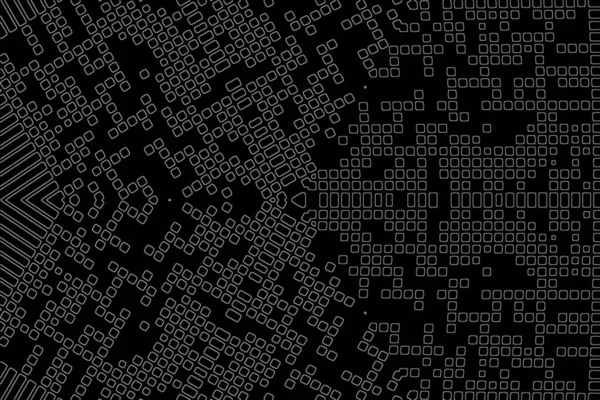 Soyut arkaplan. Monokrom dokusu. Beyaz arkaplanda siyah beyaz çizgiler.