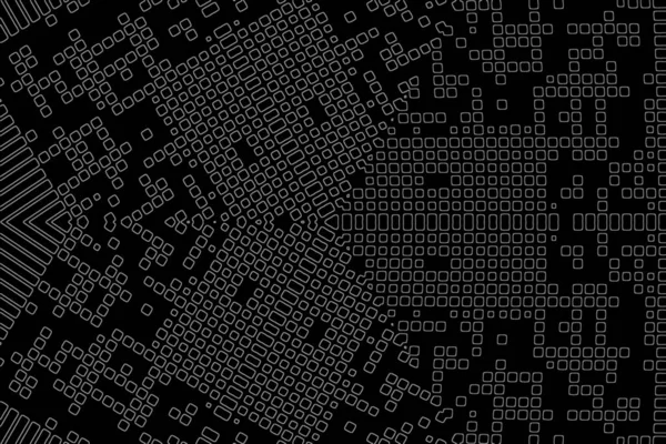 Soyut arkaplan. Monokrom dokusu. Beyaz arkaplanda siyah beyaz çizgiler.