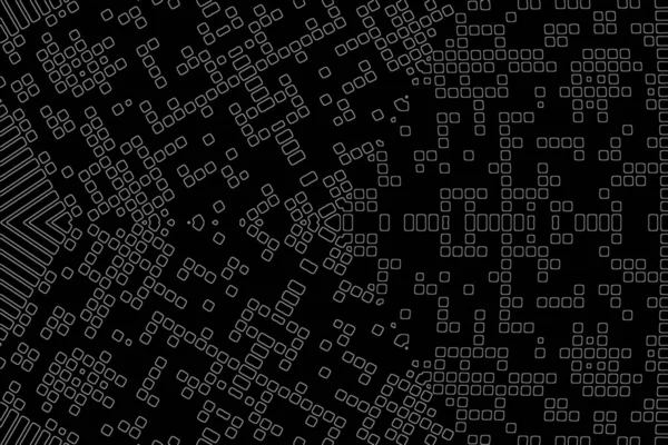 Soyut arkaplan. Monokrom dokusu. Beyaz arkaplanda siyah beyaz çizgiler.