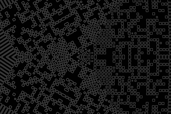 Soyut arkaplan. Monokrom dokusu. Beyaz arkaplanda siyah beyaz çizgiler.