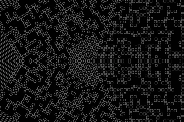 Soyut arkaplan. Monokrom dokusu. Beyaz arkaplanda siyah beyaz çizgiler.