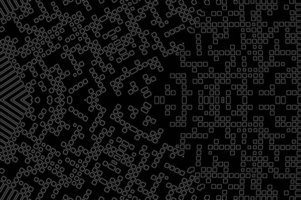 Soyut arkaplan. Monokrom dokusu. Beyaz arkaplanda siyah beyaz çizgiler.