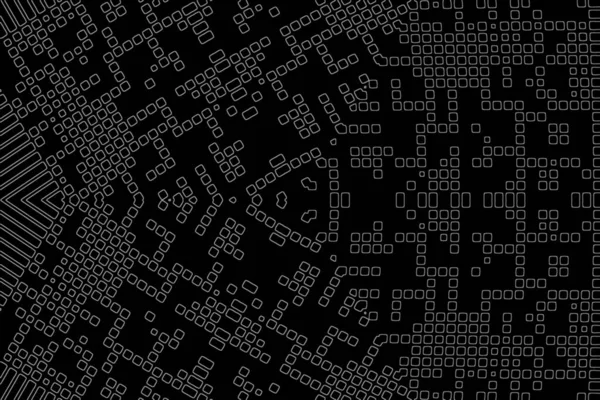 Soyut arkaplan. Monokrom dokusu. Beyaz arkaplanda siyah beyaz çizgiler.