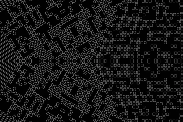 Soyut arkaplan. Monokrom dokusu. Beyaz arkaplanda siyah beyaz çizgiler.